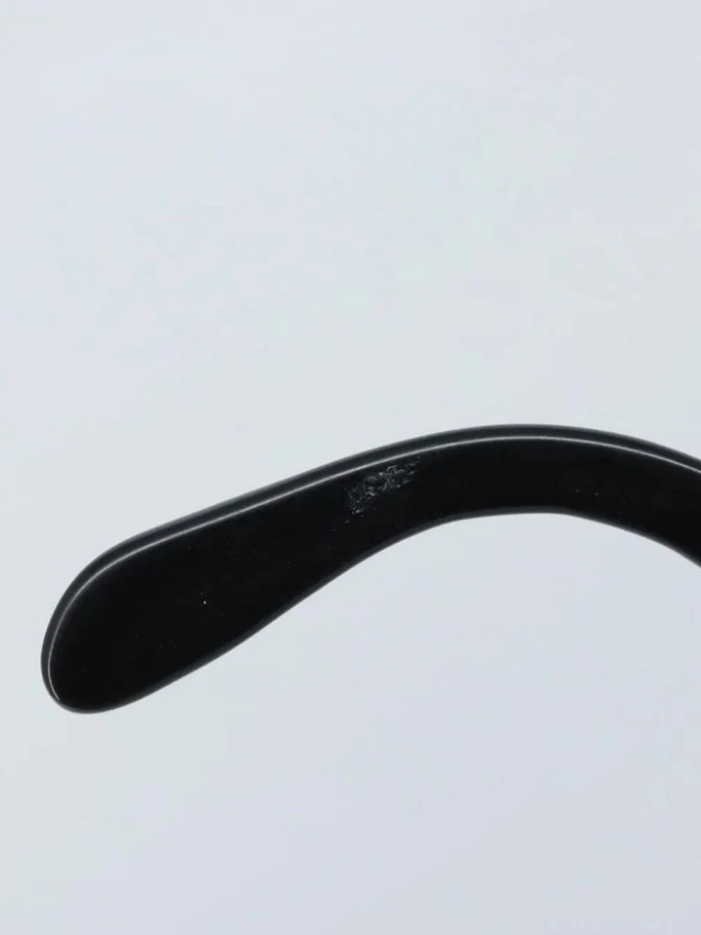CHANEL Sunglasses plastic Black CC Auth BSZ432